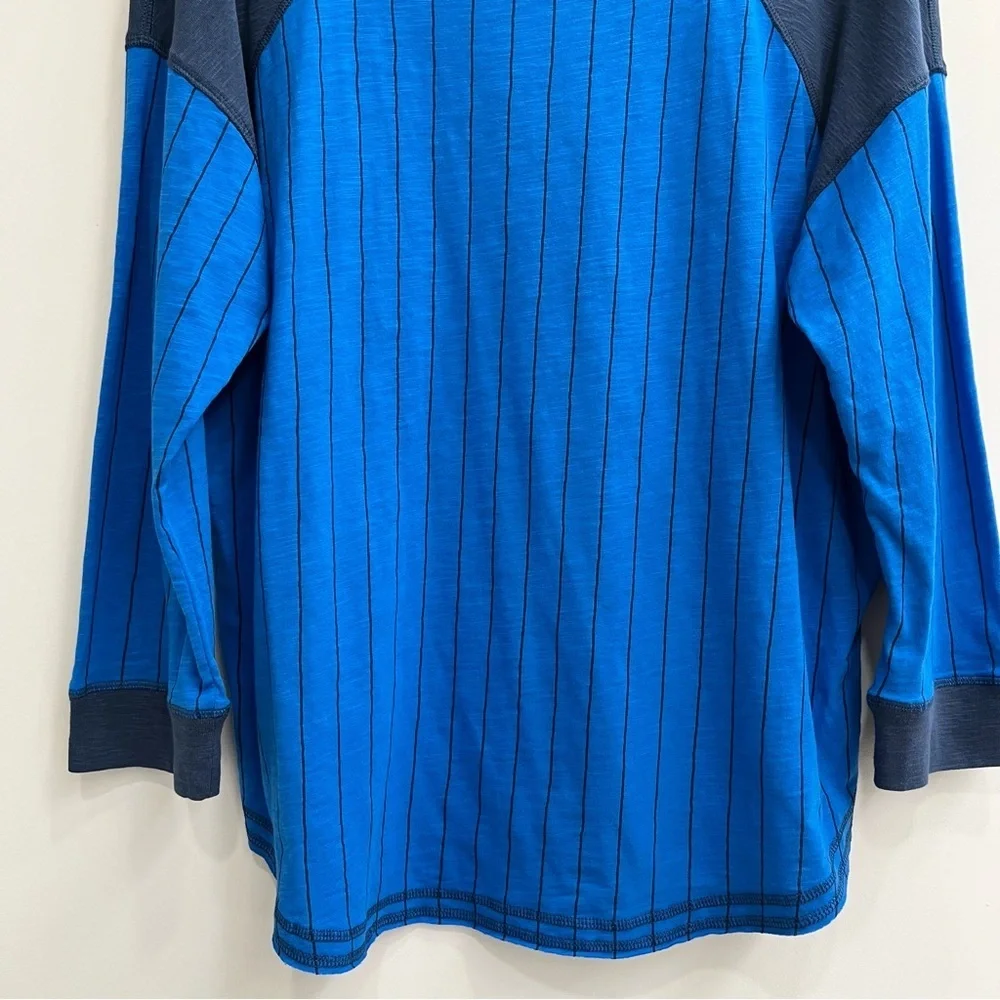 Free People Intimately Rebel Heart Pullover in blue marin stripes casual small